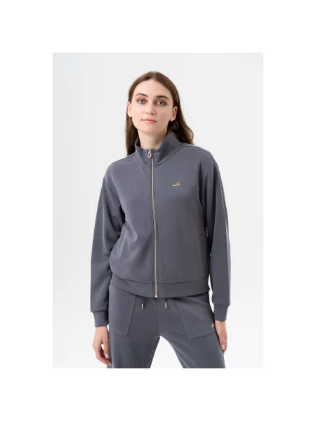 Geacă Ea7 Emporio Armani gri