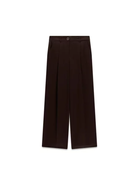 GUESS Pantaloni cutați Flora închis maro