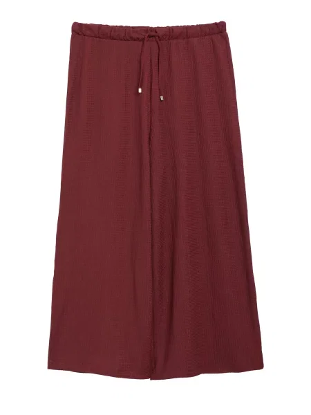S.Oliver Pantaloni bordeaux roșu