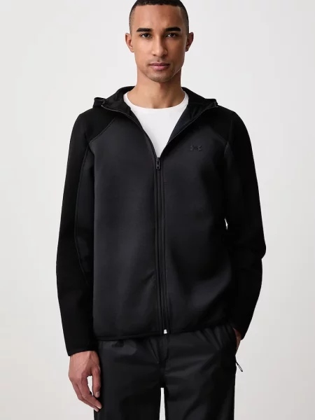 Hanorac cu fermoar Under Armour negru