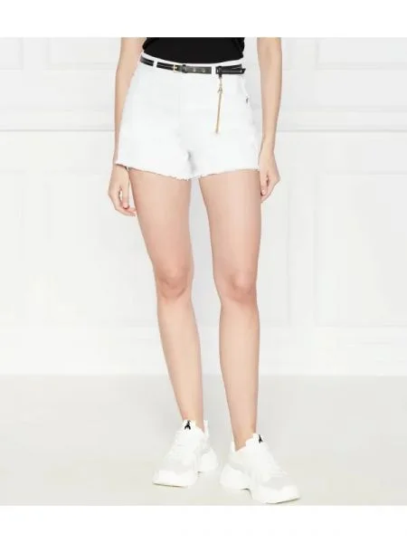 Patrizia Pepe De blugi pantaloni scurți alb