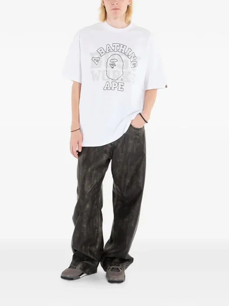 Tricou A Bathing Ape® alb