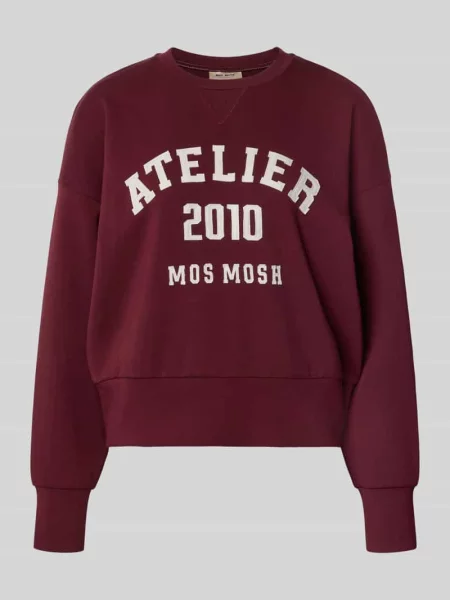 Bluza o kroju oversized z mieszanki model Nima' Mos Mosh