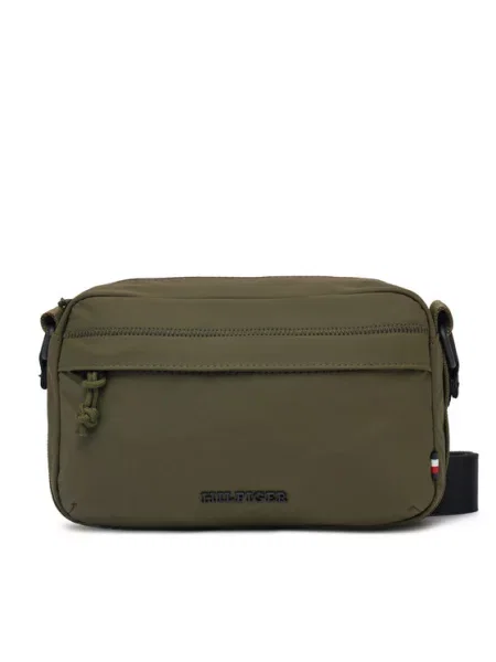 Tommy Hilfiger Torbica za okrog pasu Th Colour Ew Reporter zelena