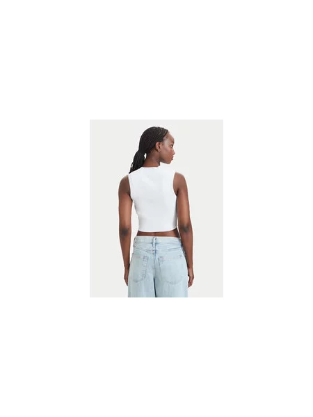 Guess Marškinėliai Slim Fit balta