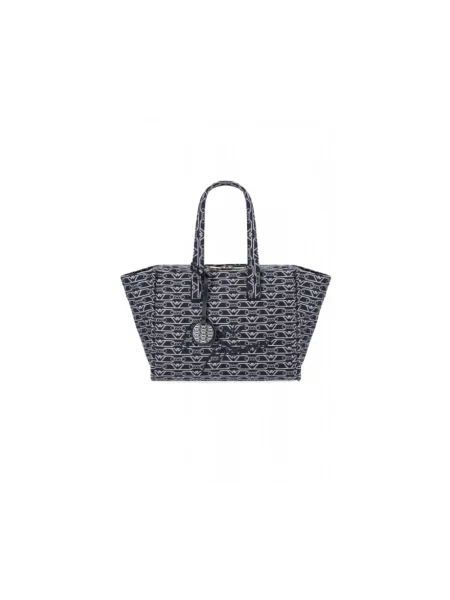 Emporio Armani Torebki Kobieta Wielobarwność ONE SIZE Torba Monogramowa czarna
