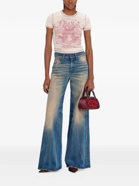 Tricou Diesel roz