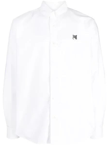 Košile Maison Kitsuné bílá
