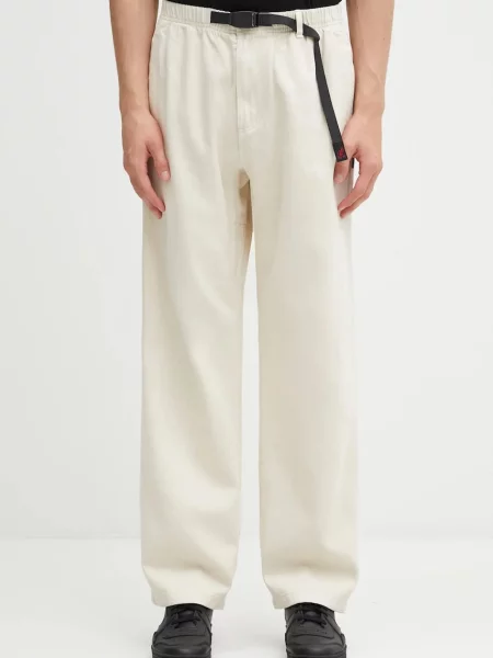 Gramicci pantaloni Hemp Straight Fit bej