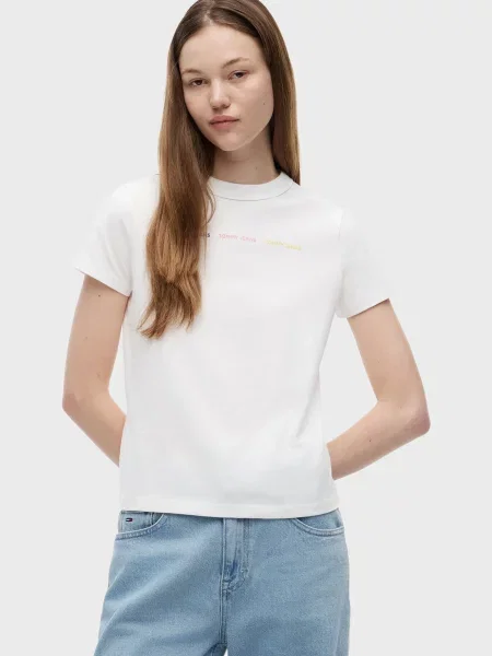 Футболка Tommy Jeans біла