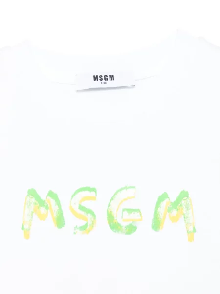 Koszulka dziecięca Msgm biała