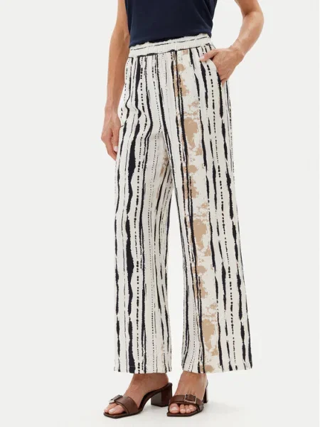 JDY Pantaloni din Troya Wide Leg alb
