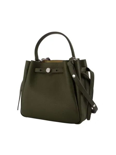 Tory Burch torebka tote skórzana Romy zielona