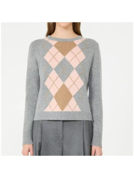 Sweter Max Mara szary