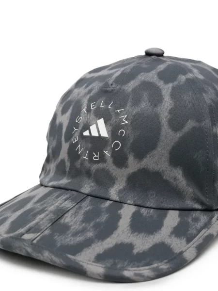Șapcă Adidas cu model leopard cu șireturi din dantelă violet