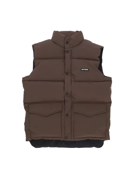 Kamizelka puchowa Iuter brązowa