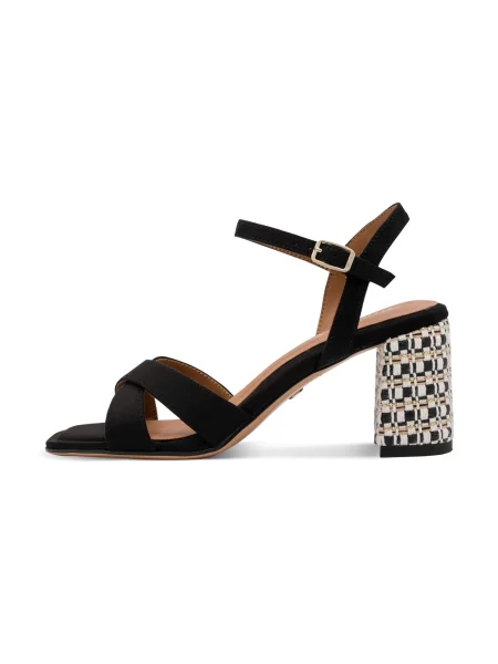 Tamaris Sandale auriu alb negru