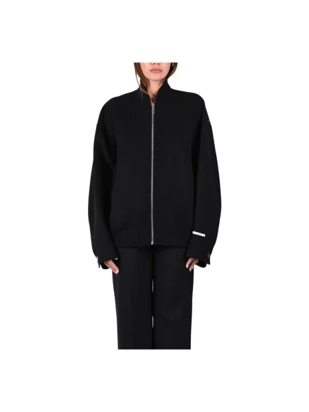Kurtka bomber Sportmax wełniany czarny