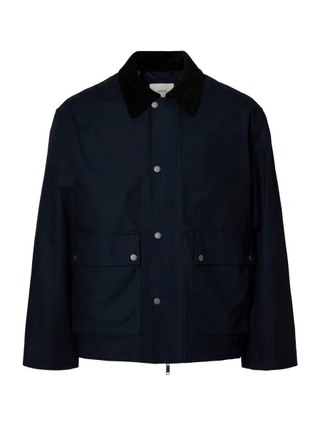 SELECTED Geacă de primăvară-toamnă SLHKYLE noapte albastru