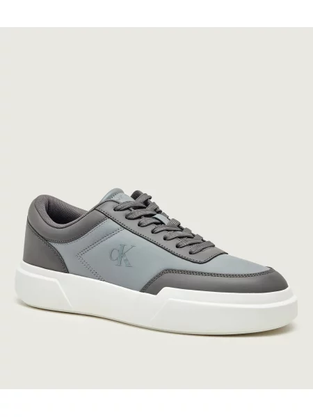 Calvin Klein Teniși din piele Chunky gri