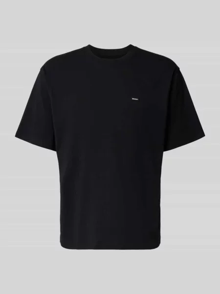 T-shirt z detalem z logo i okrągłym dekoltem Dickies czarna
