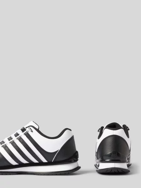 Sneakersy ze skóry z detale z logo model „Rinzler“ K-swiss białe