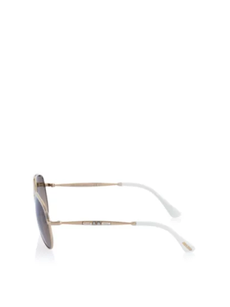Okulary przeciwsłoneczne Jimmy Choo żółte