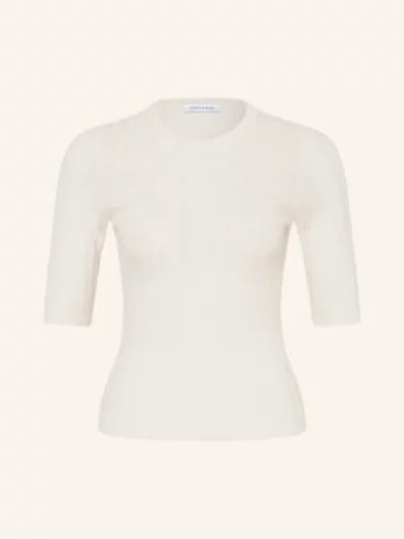 Veronica Beard Pletené Tričko Debois Z Merino Vlny krémová