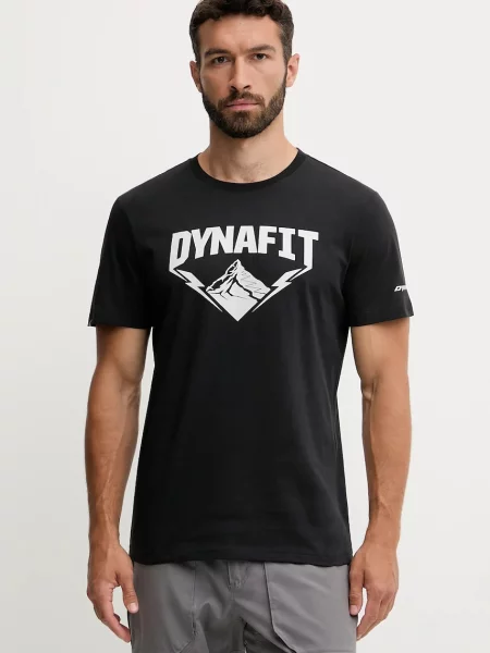 Футболка Dynafit с принтом черная