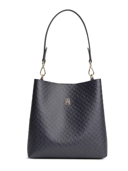 Kabelka Tommy Hilfiger modrá