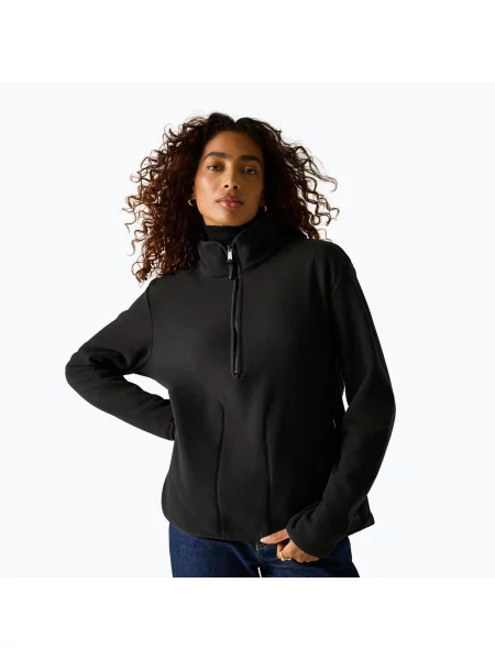 Дамски поларен суитшърт REGATTA Frankie Half Zip black черно