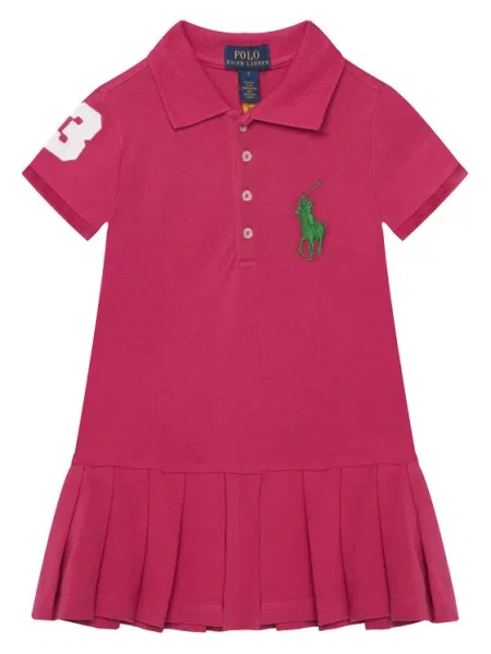 Každodenní šaty Polo Ralph Lauren růžové