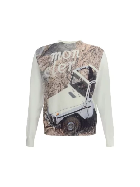 Sweter Moncler biały