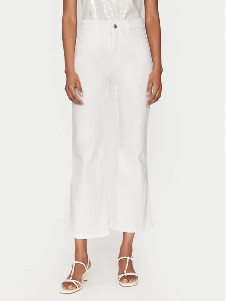 Marella Blugi Kerry Flare Fit alb