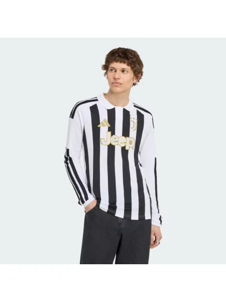Koszulka domowa z długim rękawem Juventus biała