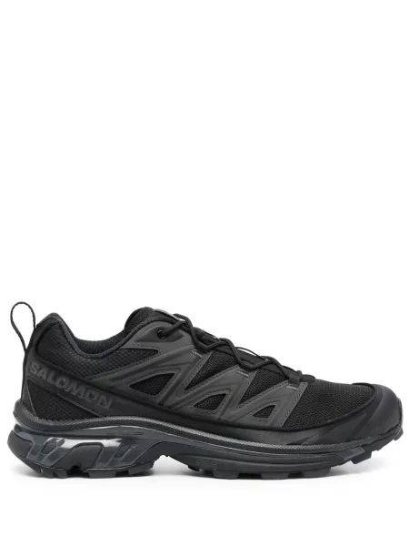 Sneakerși Salomon cu șireturi din dantelă negru