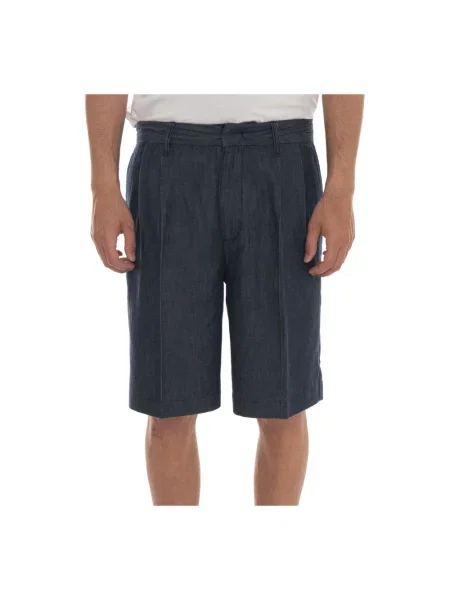 Krótkie bermudy Emporio Armani niebieskie