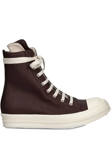 Sneakers Rick Owens Drkshdw με κορδόνια με δαντέλα καφέ