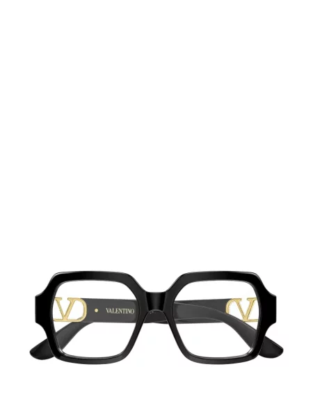 Ochelari de soare Valentino Garavani Eyewear cu imprimeu geometric negru