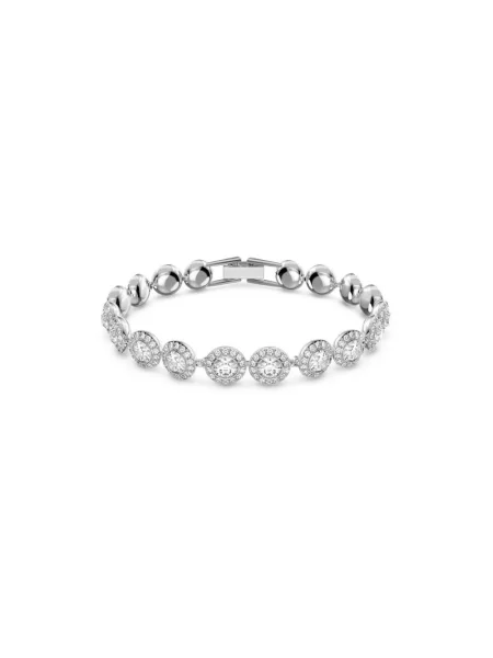 Naszyjnik Swarovski w jednolitym kolorze szary