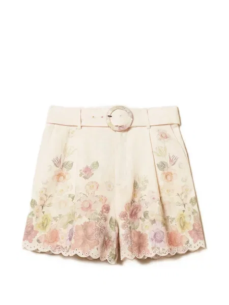 Pantaloni scurți Twinset cu model floral cu imagine