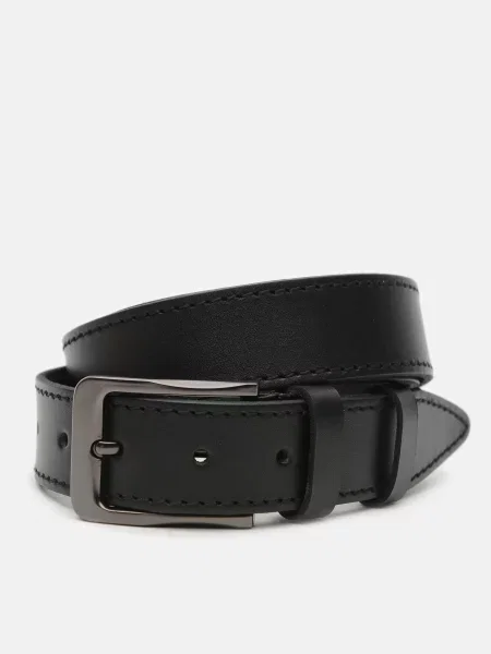 Кожаный ремень Borsa Leather черный