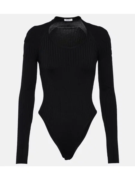 Body Alaïa tricotate negru