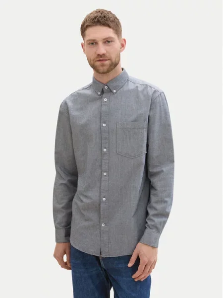 TOM TAILOR Společenská košile opálová šedá