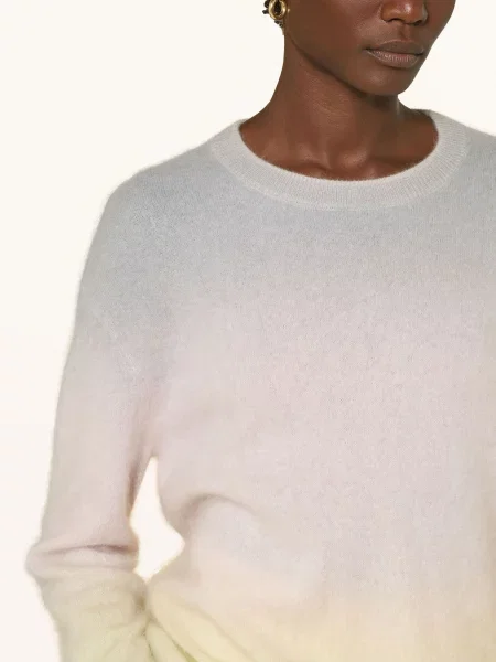 Herzen's Angelegenheit Sweter Z Kaszmiru grau różowy