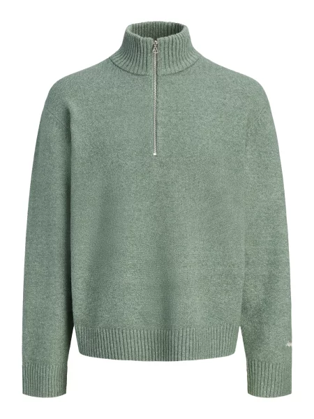 JACK & JONES Pulover JORNORREBRO amestecat verde