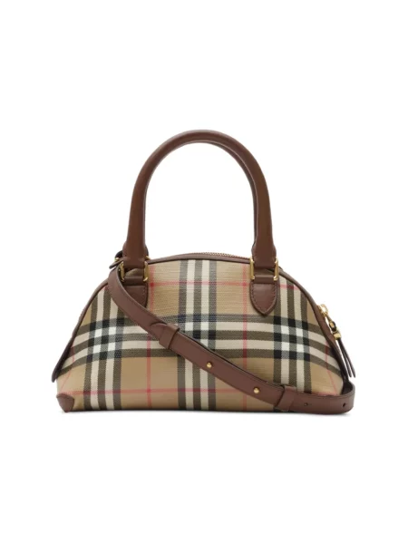 Torebka Burberry skórzana brązowa