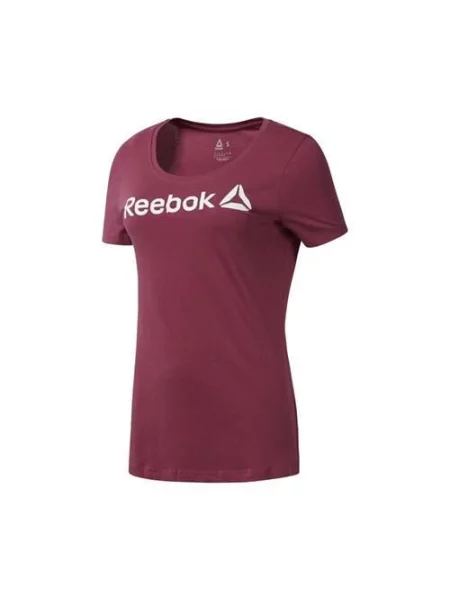 Koszulka sportowa Reebok Linear Read Scoop czerwona