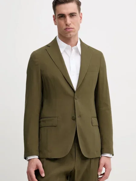 BOSS sacou de in bărbați verde negru