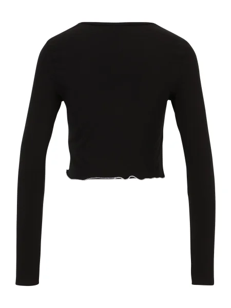 ABOUT YOU x Chiara Biasi Tricou Jule negru alb